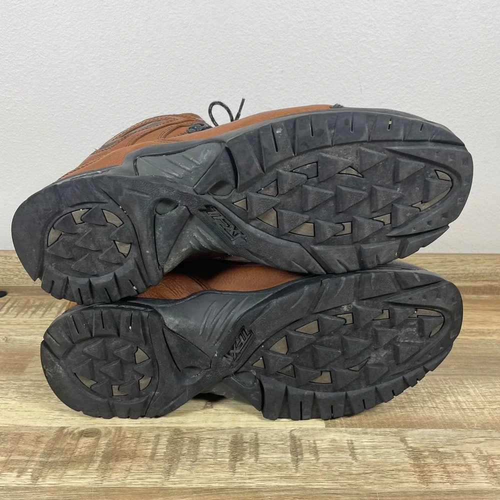 Danner 453 GORE-TEX Waterproof Waxed Leather Hiking Boots Mens 15M Dark Tan 5.5" - Picture 9 of 10